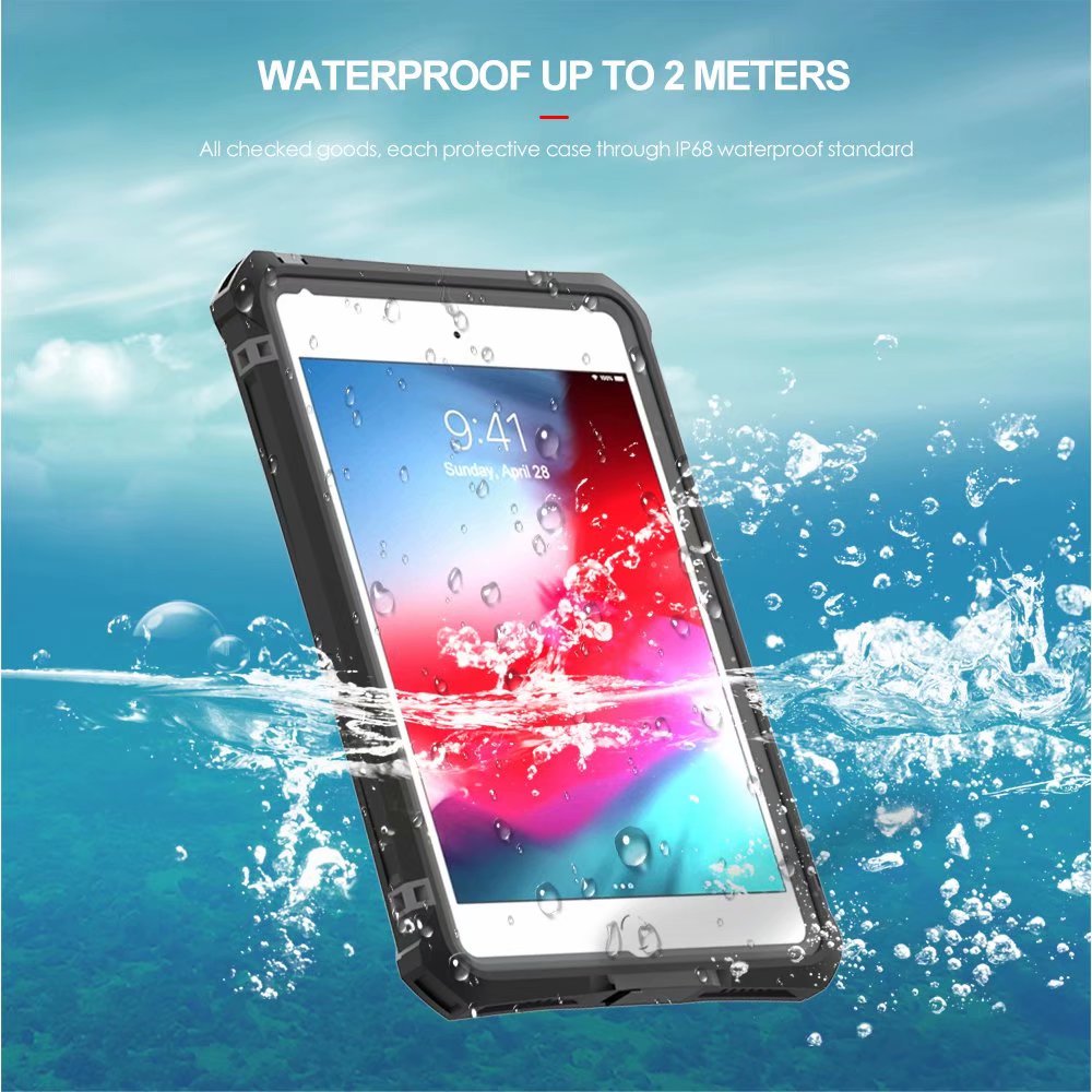 SHELLBOX Armor Clear iPad Mini 5 Waterproof Case