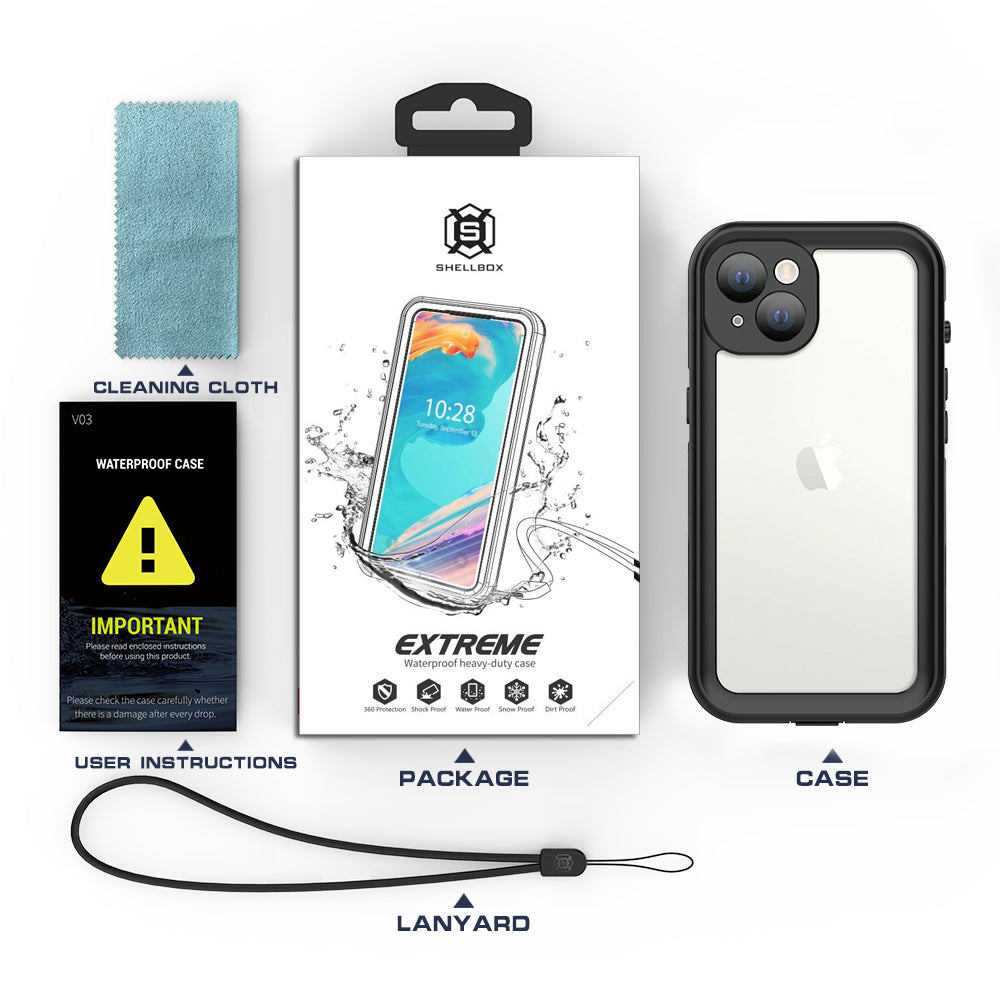 SHELLBOX Burst Slim iPhone 13 Waterproof Case