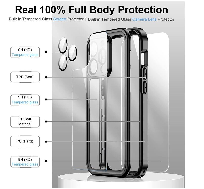 SHELLBOX Burst Slim iPhone 14 Pro Max Waterproof Case