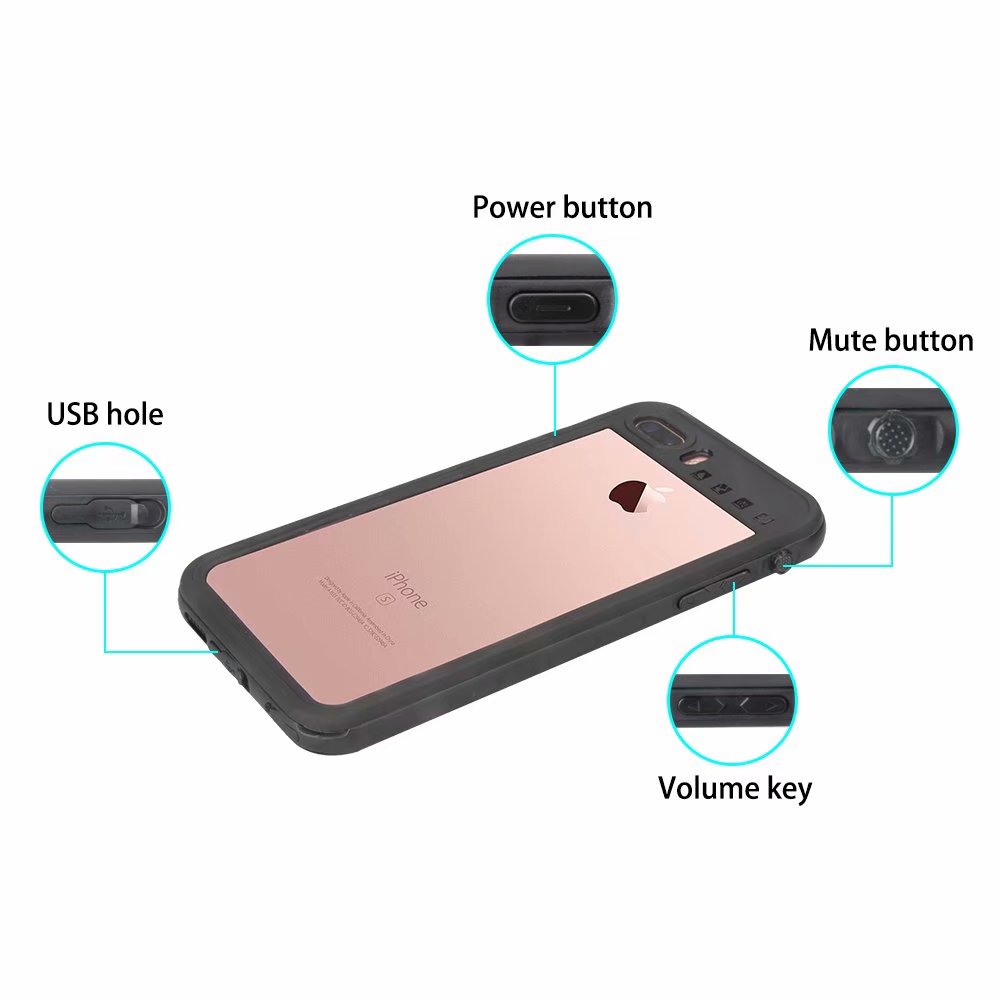 SHELLBOX Burst Slim iPhone 6 6s Plus Waterproof Case