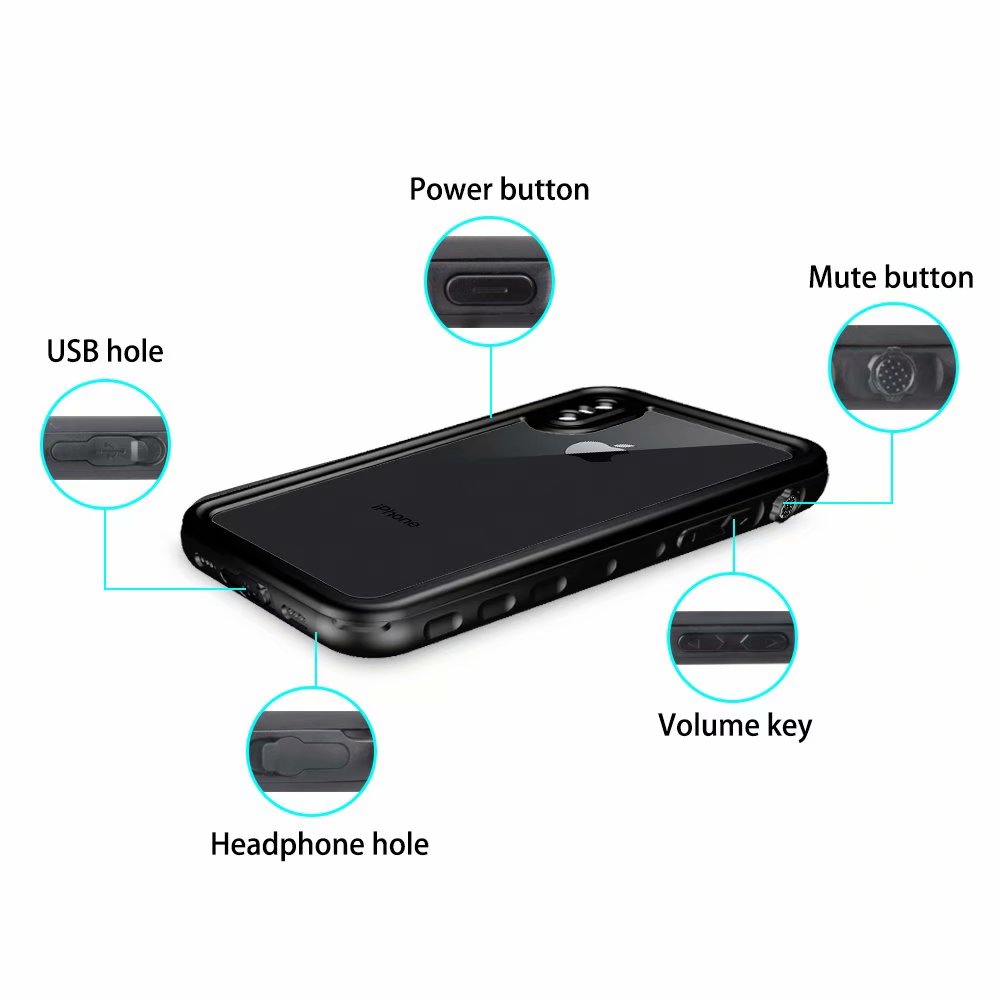 SHELLBOX Burst Slim iPhone X Xs Waterproof Case