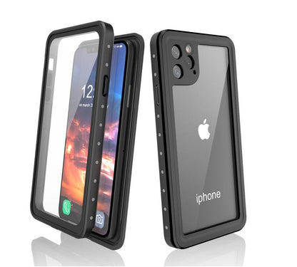 SHELLBOX Block Clear iPhone 11 Pro Max Waterproof Case