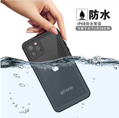 SHELLBOX Block Clear iPhone 11 Pro Max Waterproof Case