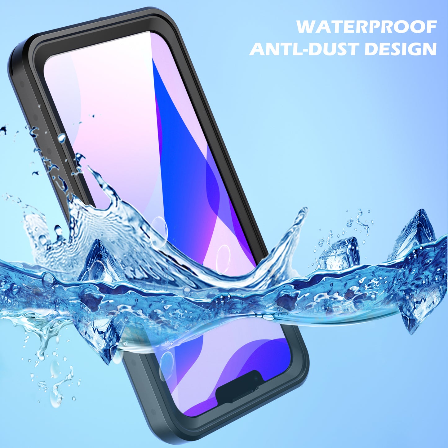 SHELLBOX Block Clear iPhone 13 Waterproof Case