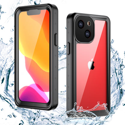 SHELLBOX Block Clear iPhone 13 Mini Waterproof Case