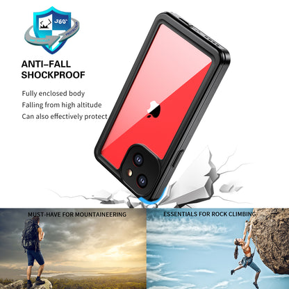 SHELLBOX Block Clear iPhone 13 Mini Waterproof Case