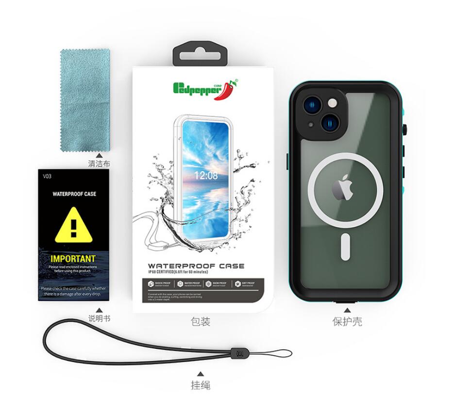 SHELLBOX Dot Magsafe iPhone 14 Waterproof Case