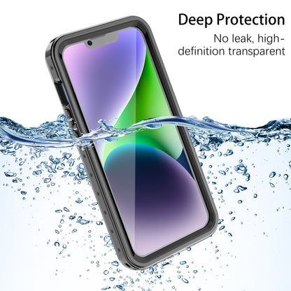 SHELLBOX Block Clear iPhone 14 Plus Waterproof Case