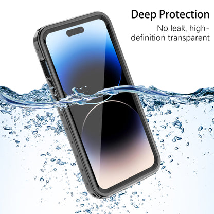 SHELLBOX Block Clear iPhone 14 Pro Waterproof Case