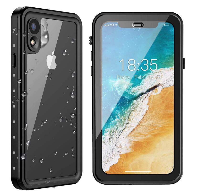 SHELLBOX Block Clear iPhone XR Waterproof Case