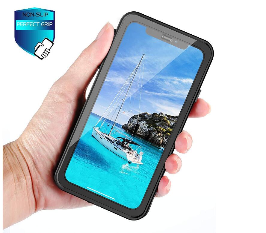 SHELLBOX Block Clear iPhone X Xs Waterproof Case