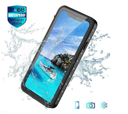 SHELLBOX Block Clear iPhone X Xs Waterproof Case