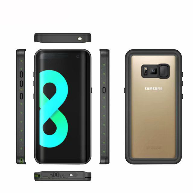 SHELLBOX Dot Clear Galaxy S8+ Waterproof Case