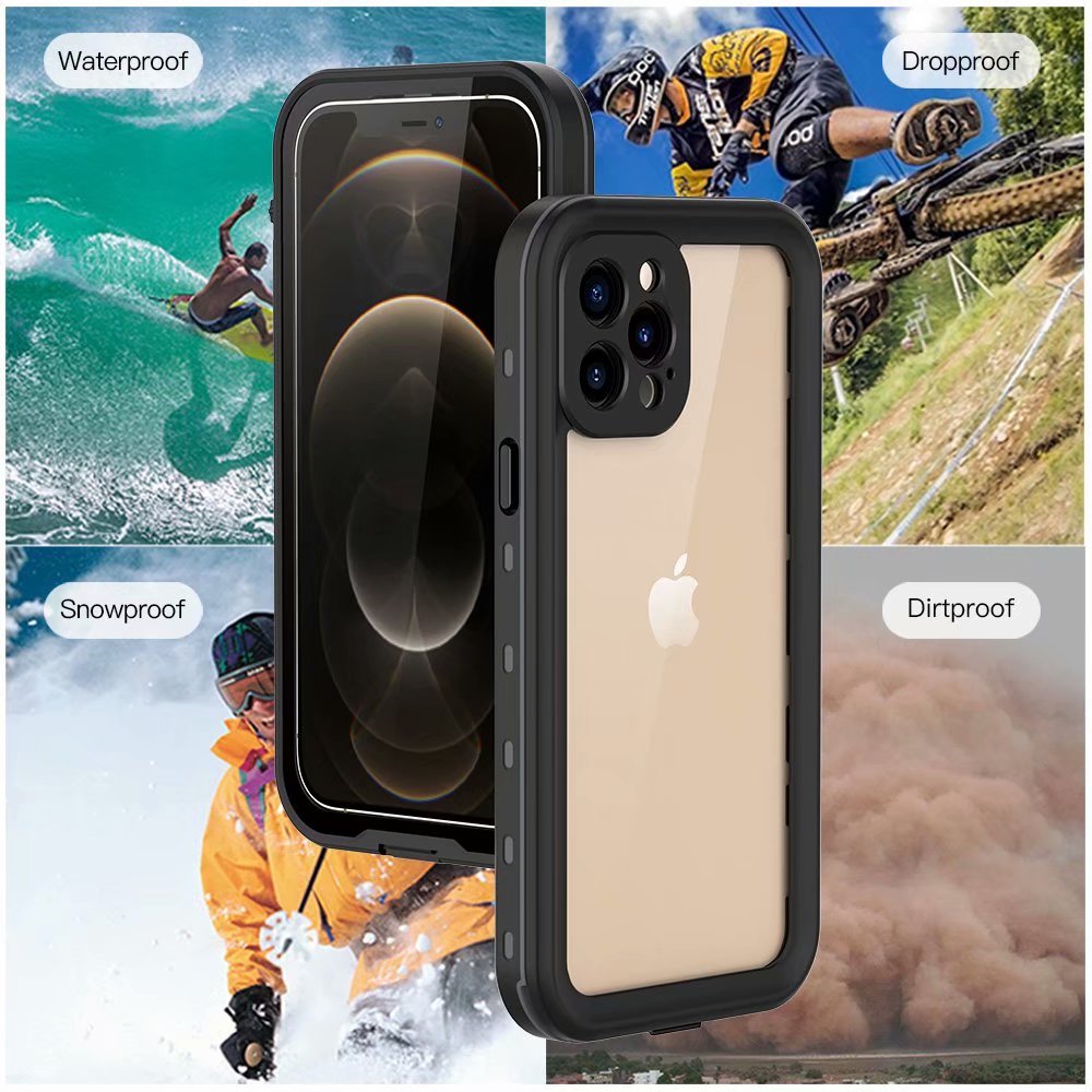 SHELLBOX Dot Clear iPhone 12 Pro Waterproof Case