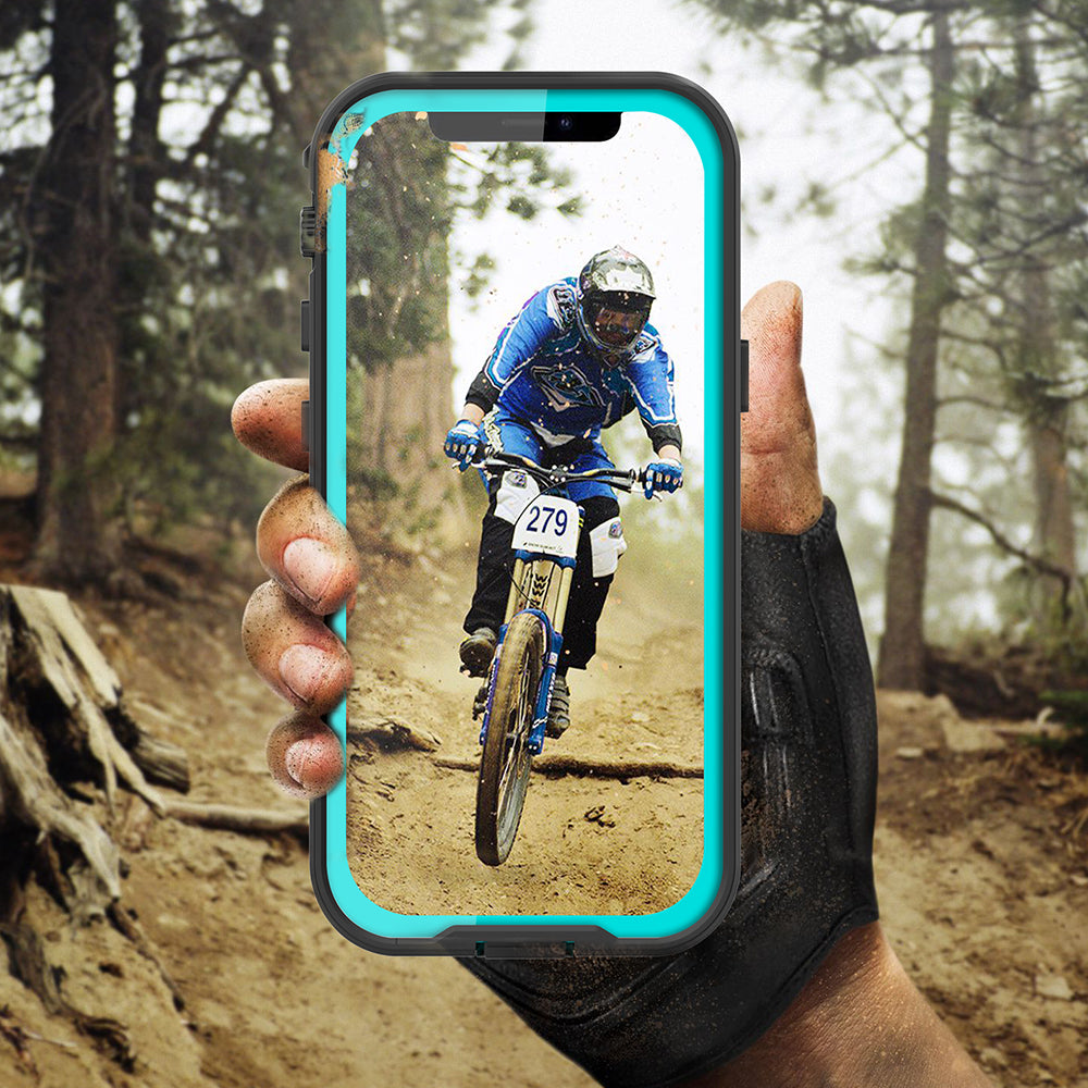 SHELLBOX Dot Clear iPhone 13 Mini Waterproof Case