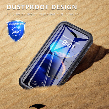 SHELLBOX Dot Clear iPhone 16 Pro Max Waterproof Case