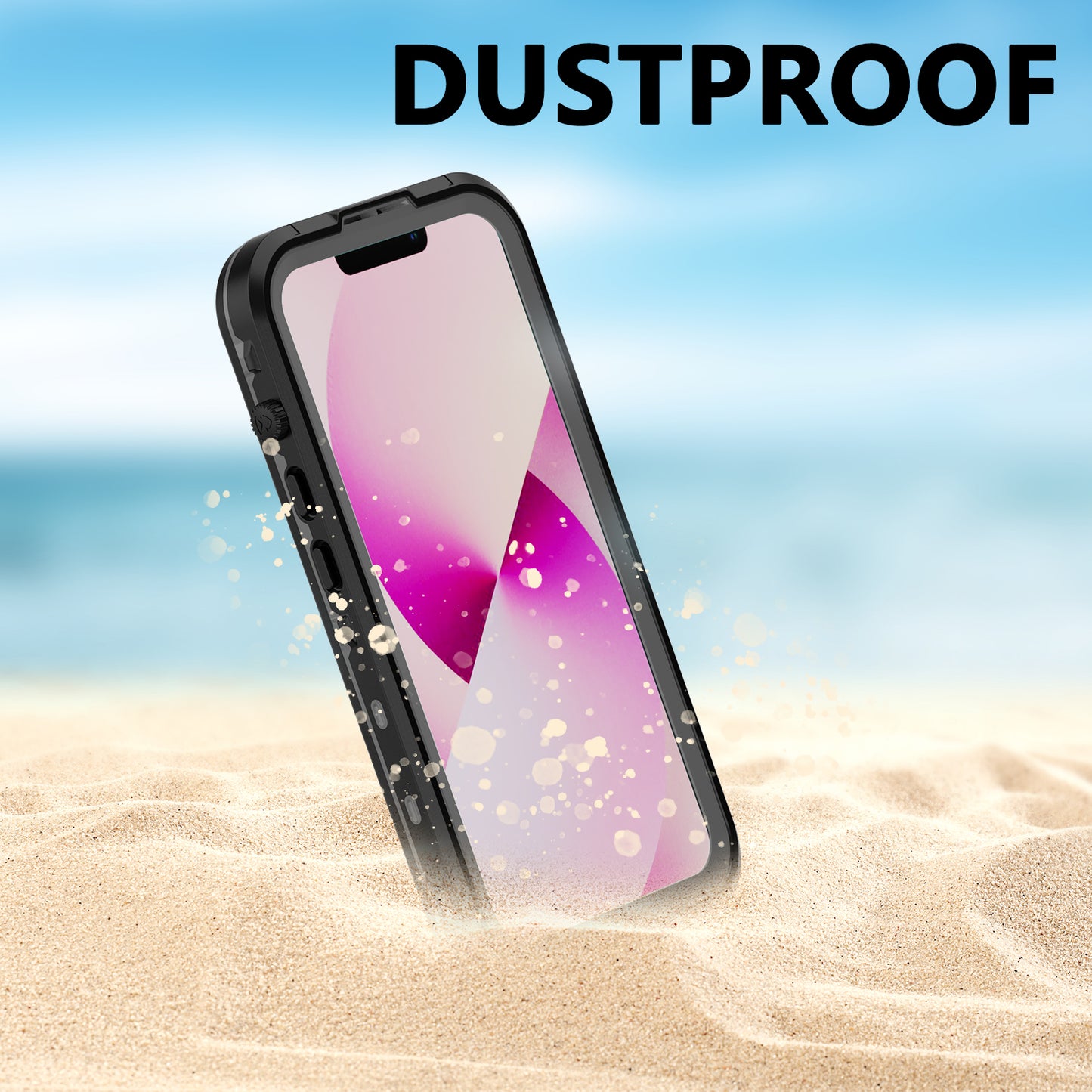 SHELLBOX Dot Clear iPhone 14 Waterproof Case