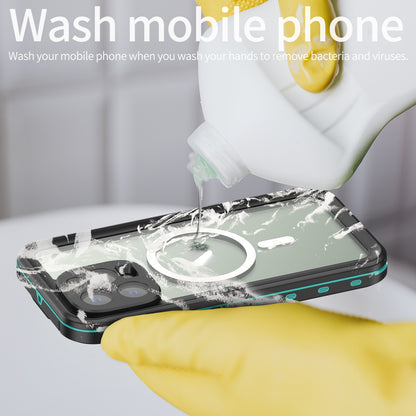 SHELLBOX Dot Clear iPhone 14 Pro Max Waterproof Case