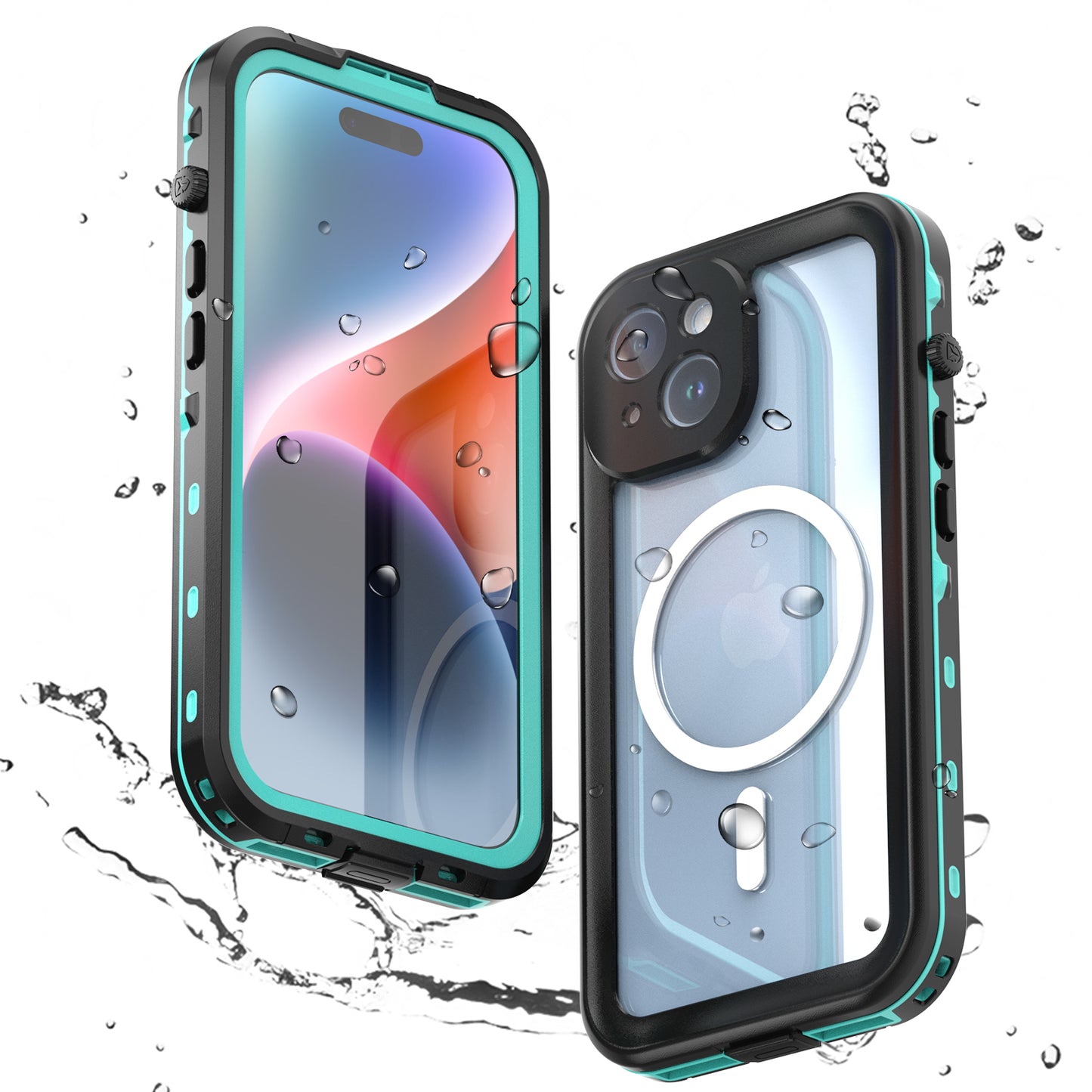 SHELLBOX Dot Clear iPhone 15 Waterproof Case