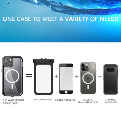 SHELLBOX Dot Clear iPhone 15 Pro Waterproof Case