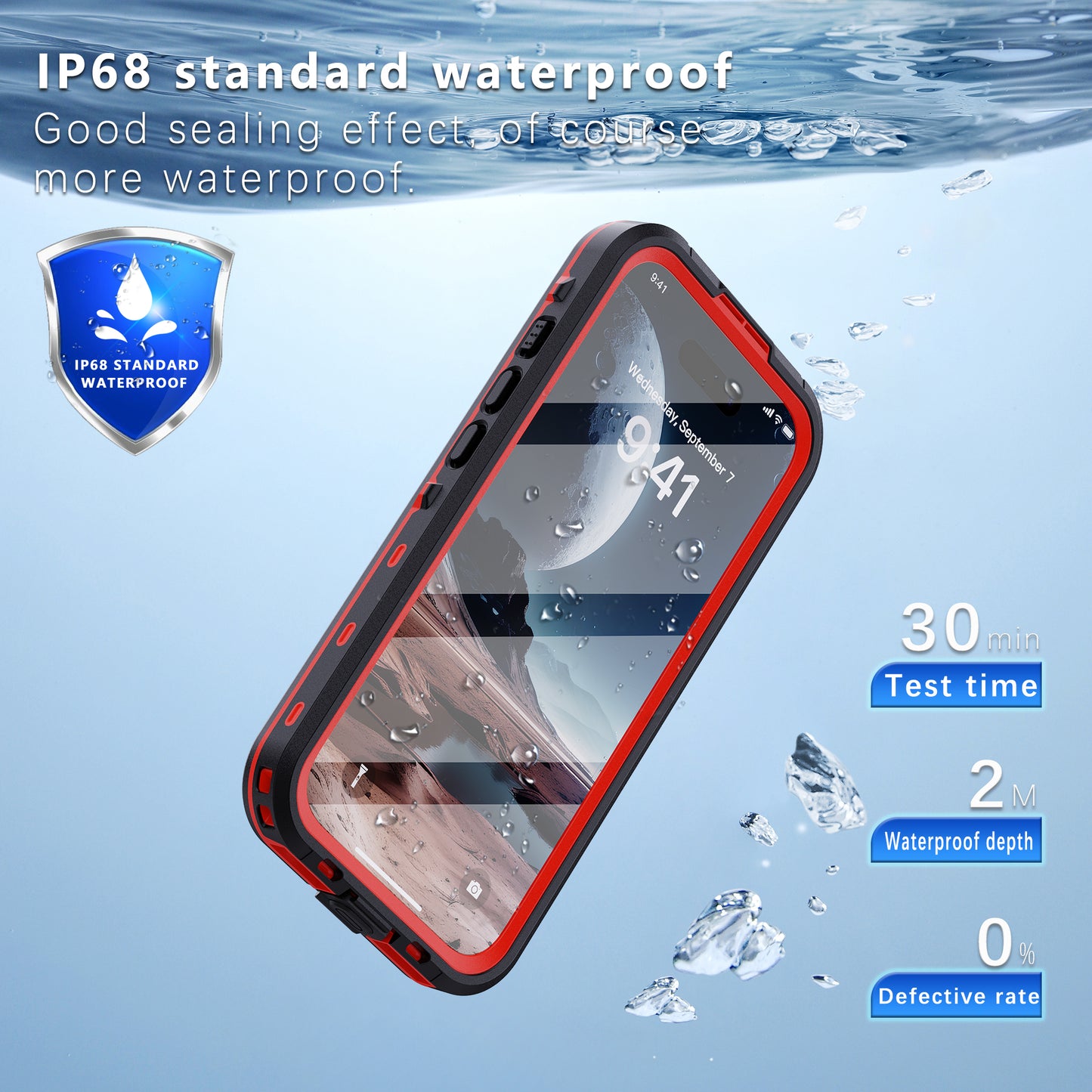 SHELLBOX Dot Clear iPhone 16 Waterproof Case