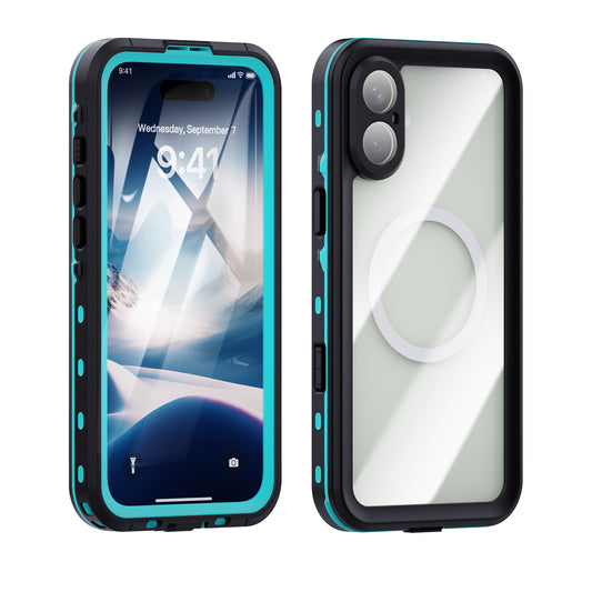 SHELLBOX Dot Clear iPhone 16 Plus Waterproof Case