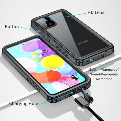 SHELLBOX Twill Swimming Galaxy A51 Waterproof Case