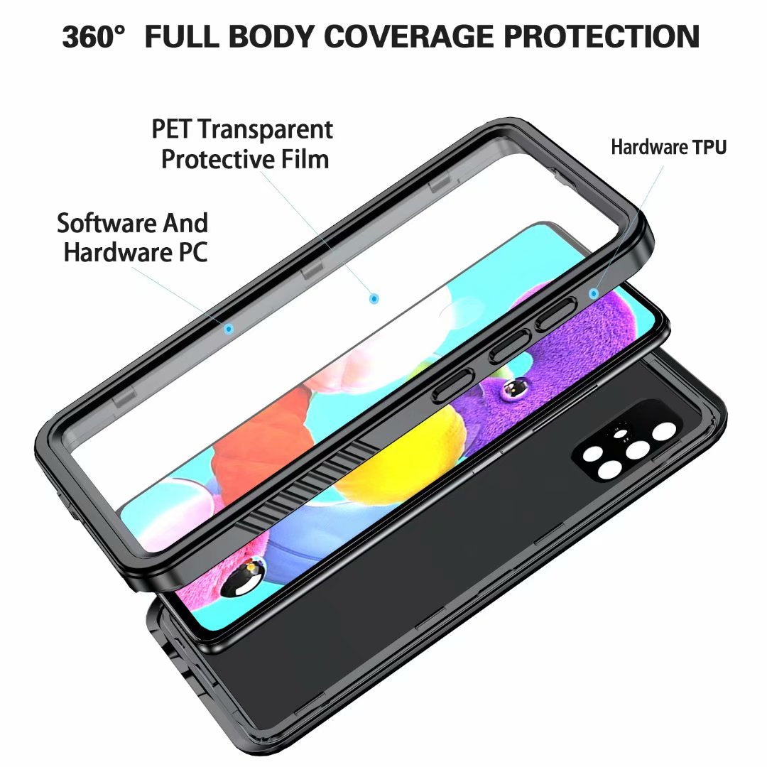 SHELLBOX Twill Swimming Galaxy A51 Waterproof Case