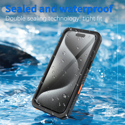 SHELLBOX Twill Swimming iPhone 16 Pro Waterproof Case