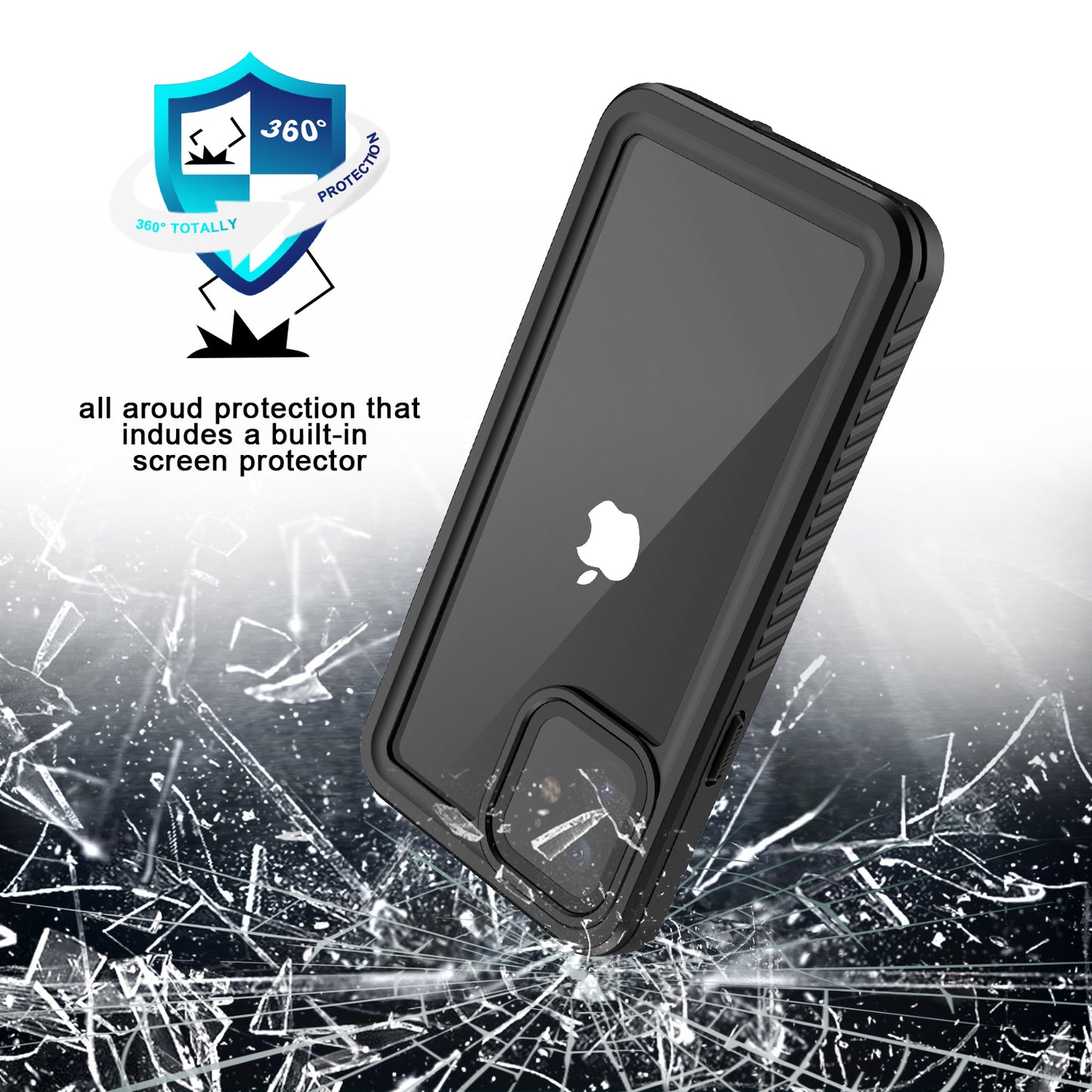 SHELLBOX Twill Swimming iPhone 12 Waterproof Case