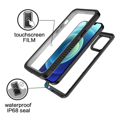 SHELLBOX Twill Swimming iPhone 12 Pro Waterproof Case