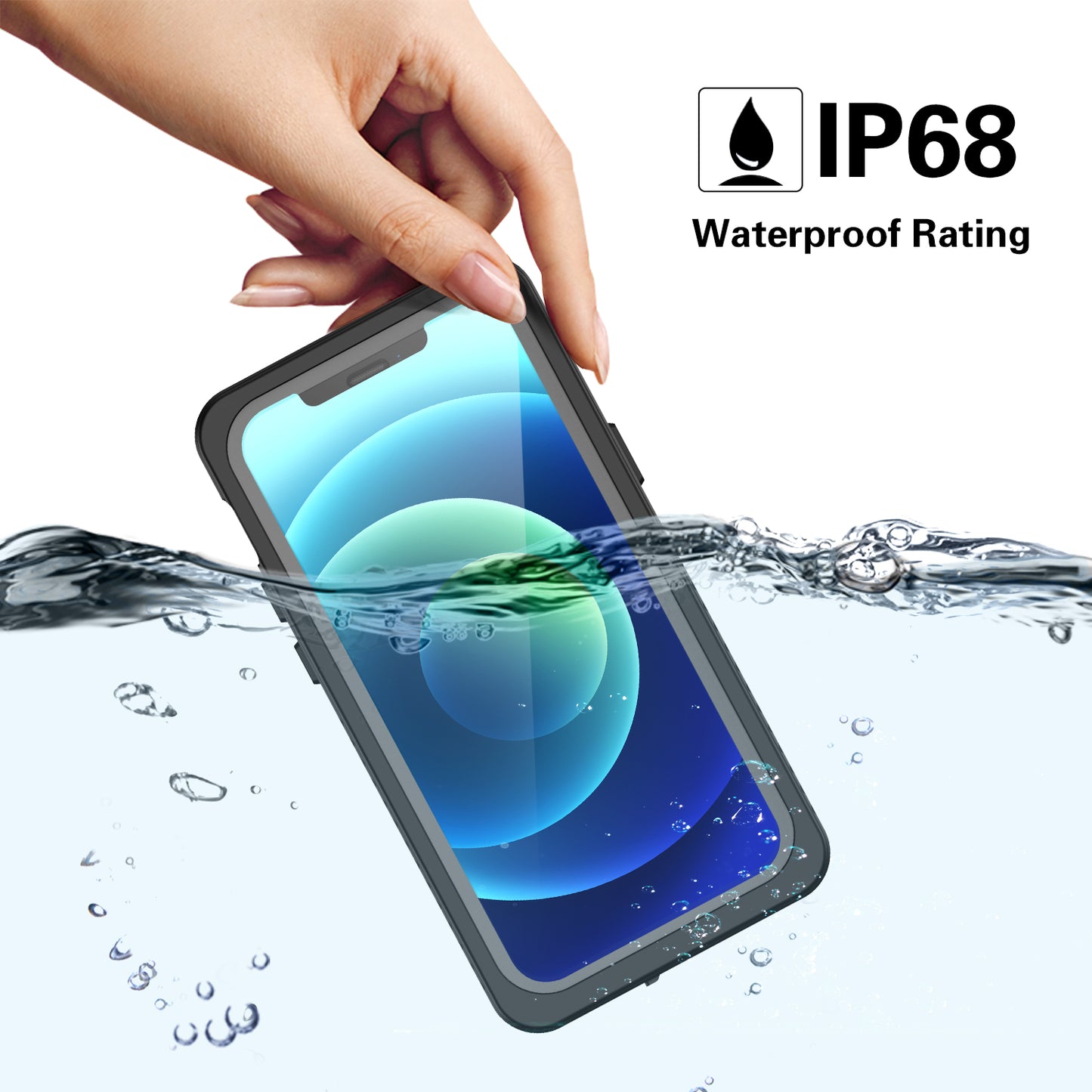 SHELLBOX Twill Swimming iPhone 12 Pro Waterproof Case