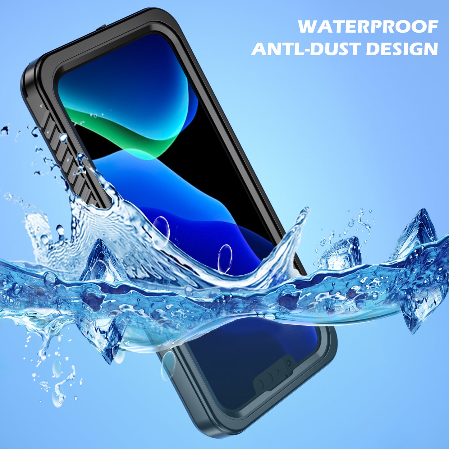 SHELLBOX Twill Swimming iPhone 13 Pro Waterproof Case