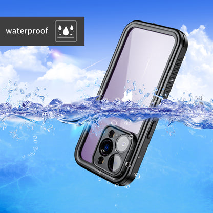 SHELLBOX Twill Swimming iPhone 14 Pro Waterproof Case