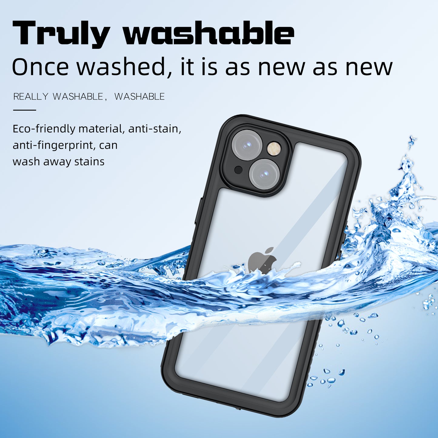 SHELLBOX Twill Swimming iPhone 15 Waterproof Case