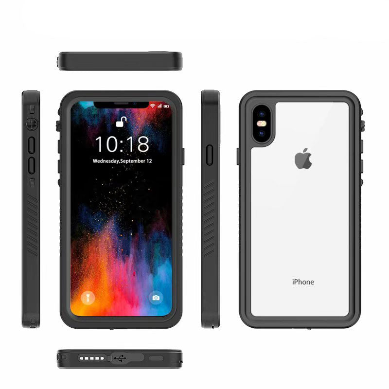 SHELLBOX Twill Swimming iPhone Xs Max Waterproof Case