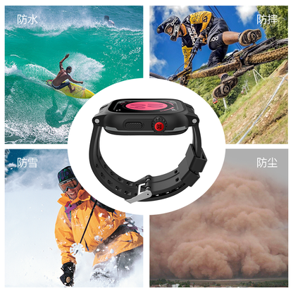 SHELLBOX Rugged Waterproof Apple Watch Series 2 Band Case 38mm