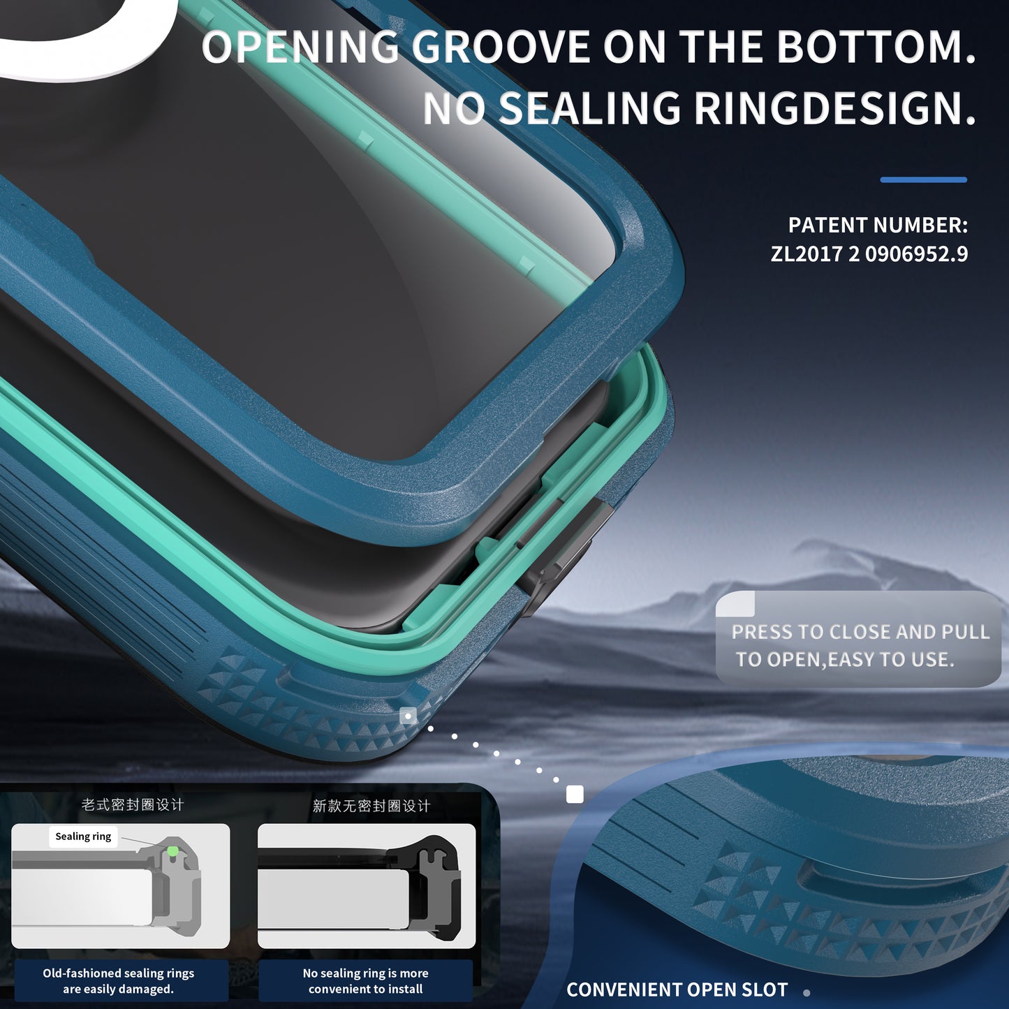 SHELLBBOX Mars Wireless Charging iPhone 16 Waterproof Case