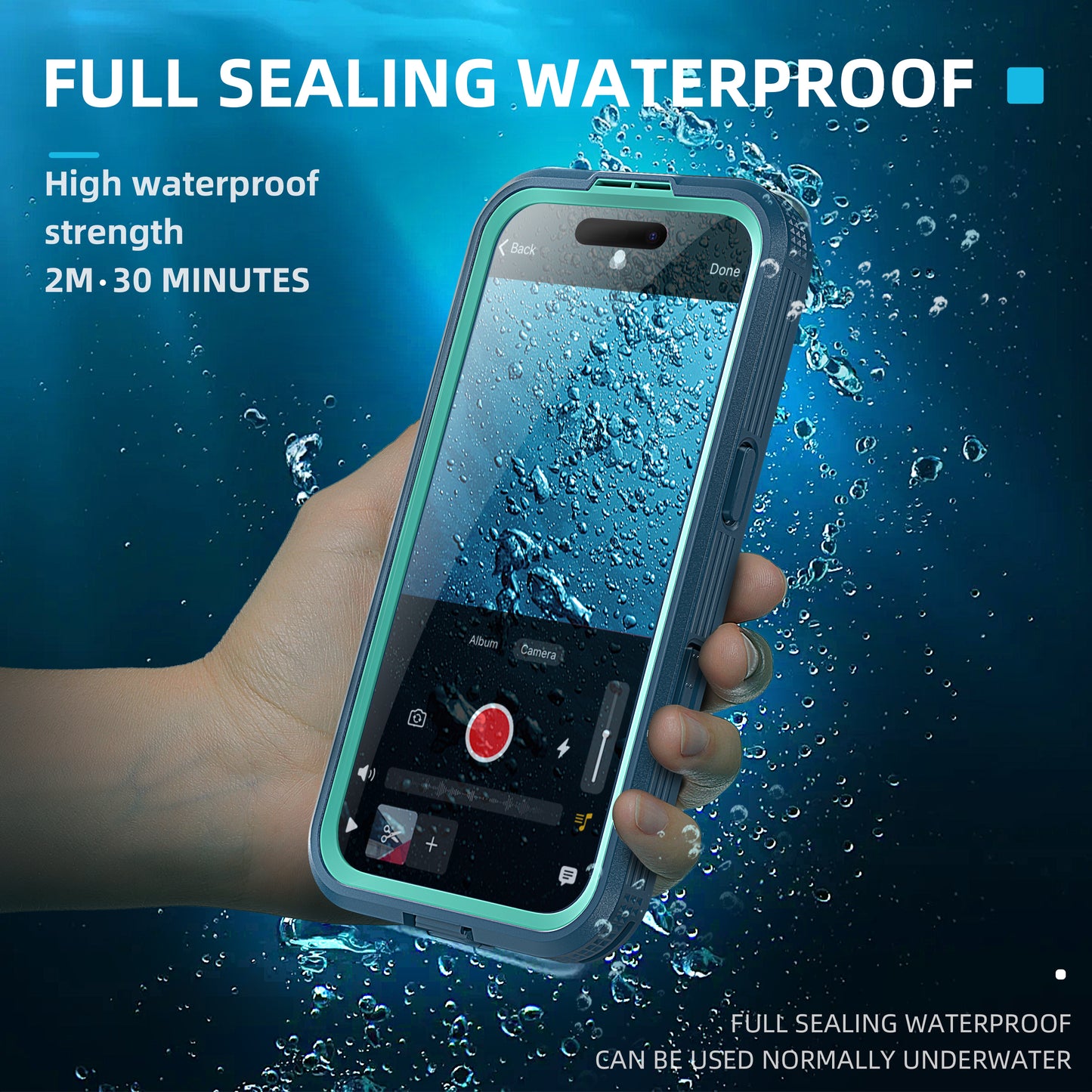 SHELLBBOX Mars Wireless Charging iPhone 16 Waterproof Case