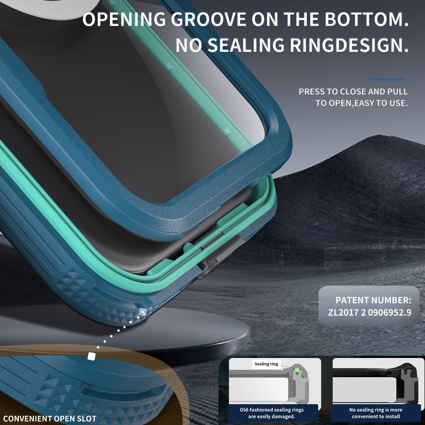 SHELLBBOX Mars Wireless Charging iPhone 16 Plus Waterproof Case