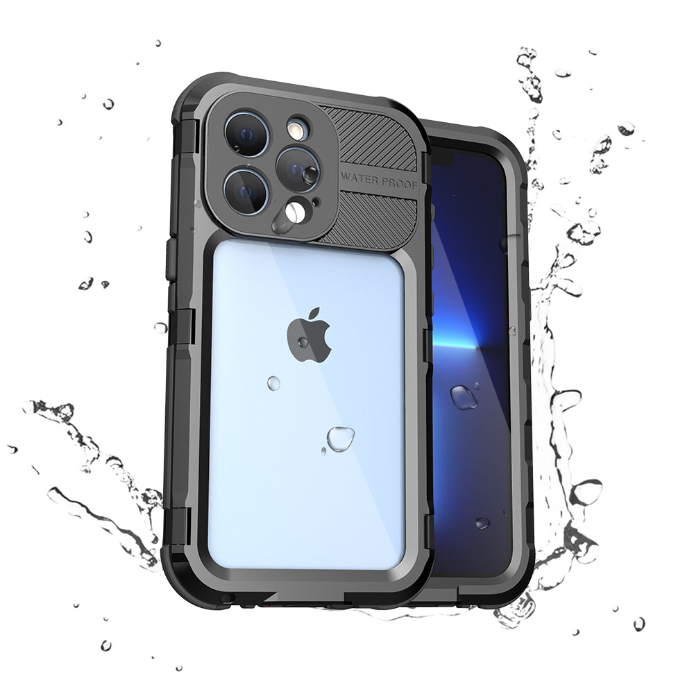 SHELLBOX Lens Protection Aluminum iPhone 13 Pro Waterproof Case