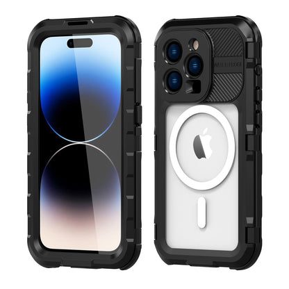 SHELLBOX Lens Protection Aluminum iPhone 14 Pro Max Waterproof Case