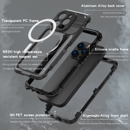 SHELLBOX Lens Protection Aluminum iPhone 14 Pro Max Waterproof Case