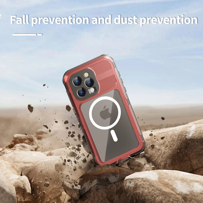 SHELLBOX Lens Protection Aluminum iPhone 15 Waterproof Case