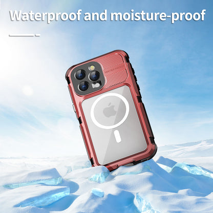 SHELLBOX Lens Protection Aluminum iPhone 15 Waterproof Case