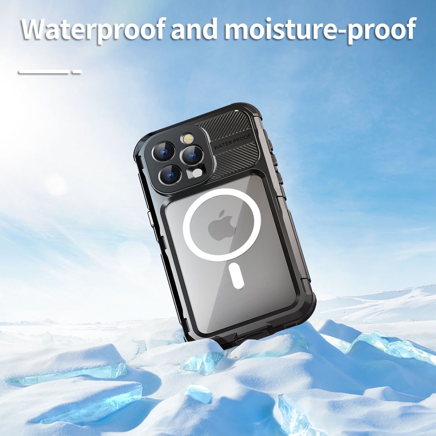 SHELLBOX Lens Protection Aluminum iPhone 15 Pro Waterproof Case