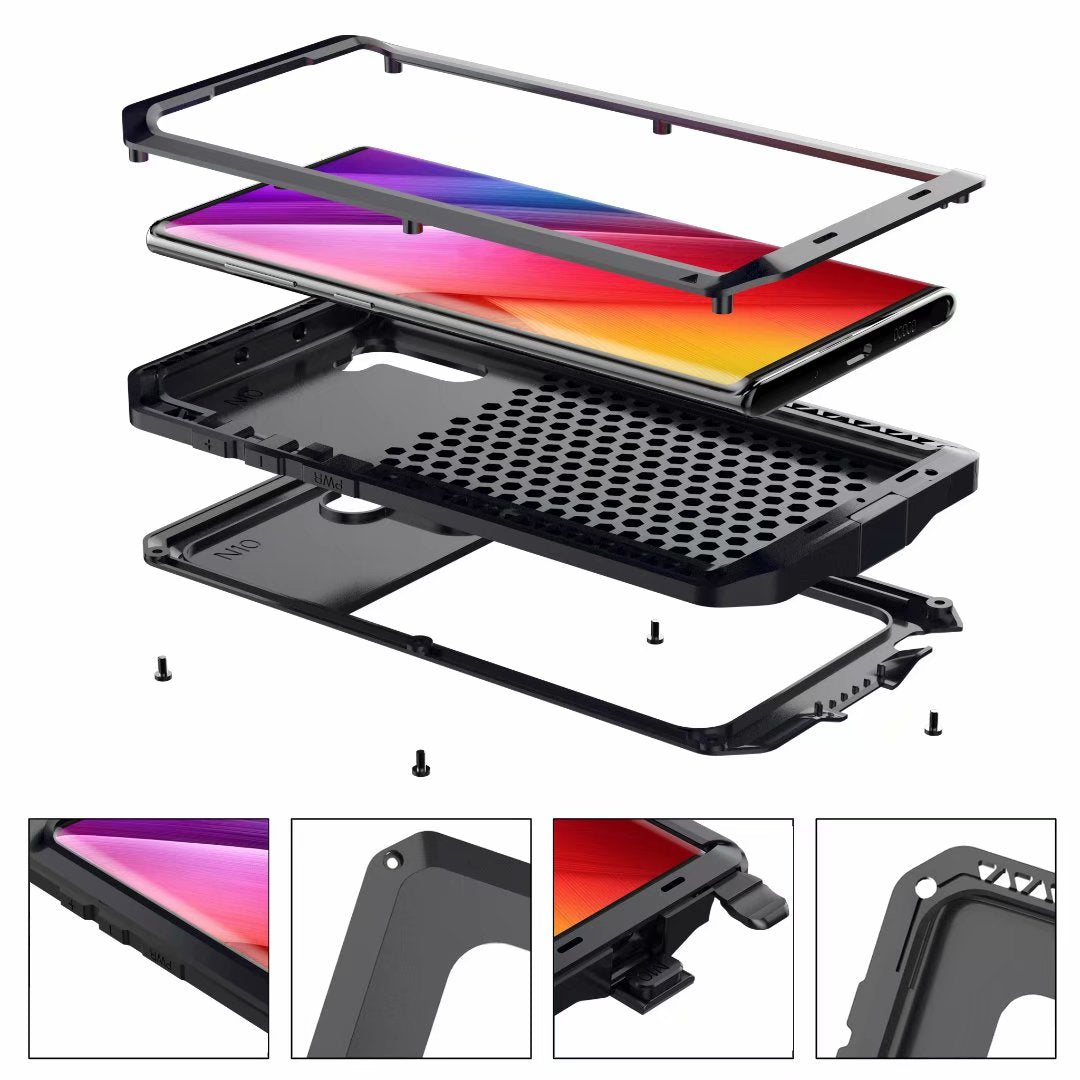 SHELLBOX Tank Military Galaxy Note10 Metal Case