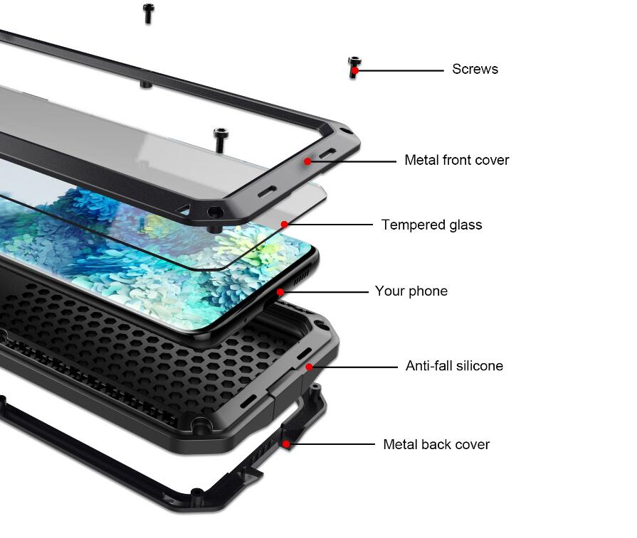 SHELLBOX Tank Military Galaxy S20 Metal Case