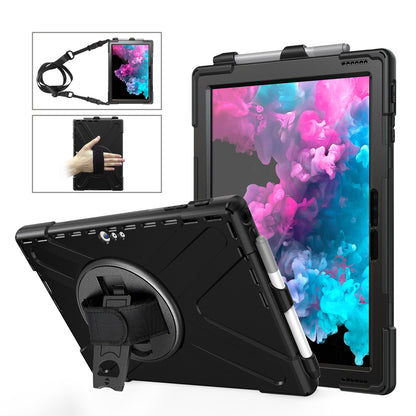 Pirate King Microsoft Surface Pro 4 Case 360 Rotating Stand Holder Shoulder Strap