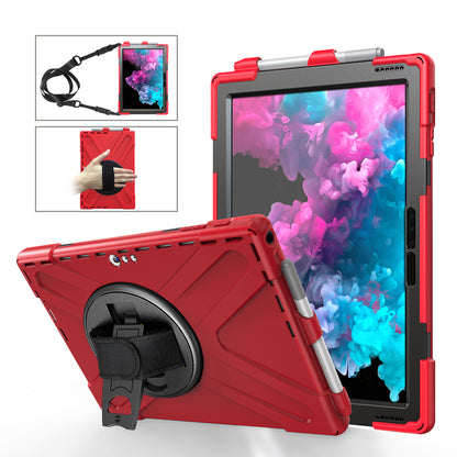 Pirate King Microsoft Surface Pro 5 Case 360 Rotating Stand Holder Shoulder Strap